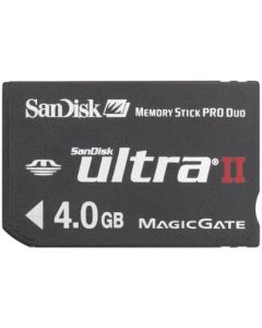 Sandisk SDMSPDH-004G-A11 4GB/15MB Ultra II MSPD Card (Black)