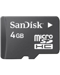 SanDisk 4GB MicroSDHC Card with SD Adpater ( SDSDQ-4096-A11M, US Retail Package )