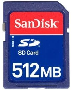 SO) SANDISK 512MB SD (SPECIAL PURCH)