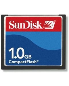 SanDisk SDCFB-1024-A10 1GB CF Type 1 Card (Retail Package)