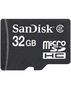 Sandisk 32GB MicroSDHC Memory Card, Class 4 (Retail Package)
