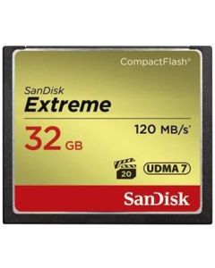 SanDisk Extreme 32GB Compact Flash Memory Card UDMA 7 Speed Up To 120MB/s SDCFXS-032G-A46