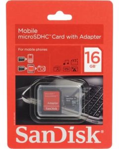 Secure Digital, 16GB Micro Sd with adap