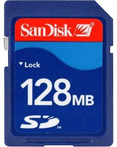 SanDisk SDSDB-128-A10 Secure Digital 128MB (Retail Package)