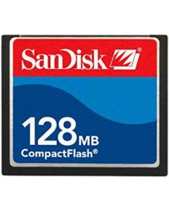 128MB Sandisk CF (Compact Flash) Card SDCFB-128 or SDCFJ-128 (CAV)