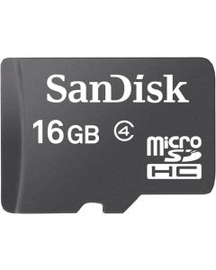 SanDisk 16 GB Class 4 microSDHC Flash Memory Card