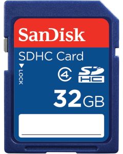 Secure Digital, 32GB, SDHC, Class 4