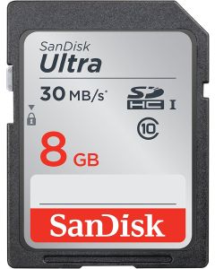 SDSDU-008G-U46 SanDisk Ultra 8GB SDHC Class 10/UHS-1 Flash Memory Card