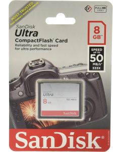 Sandisk Ultra - Flash Memory Card - 8 GB - CompactFlash (SDCFHS-008G-A46)